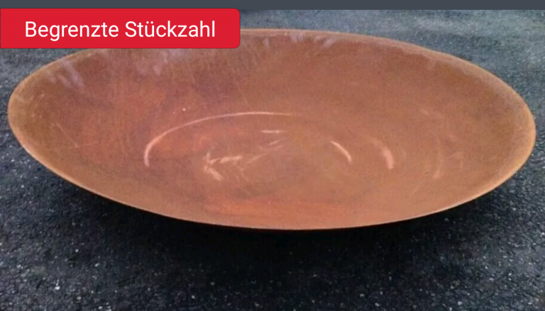 Feuerschale Pflanzschale Kerzen Edelrost 2mm 70 cm rund Gartendeko